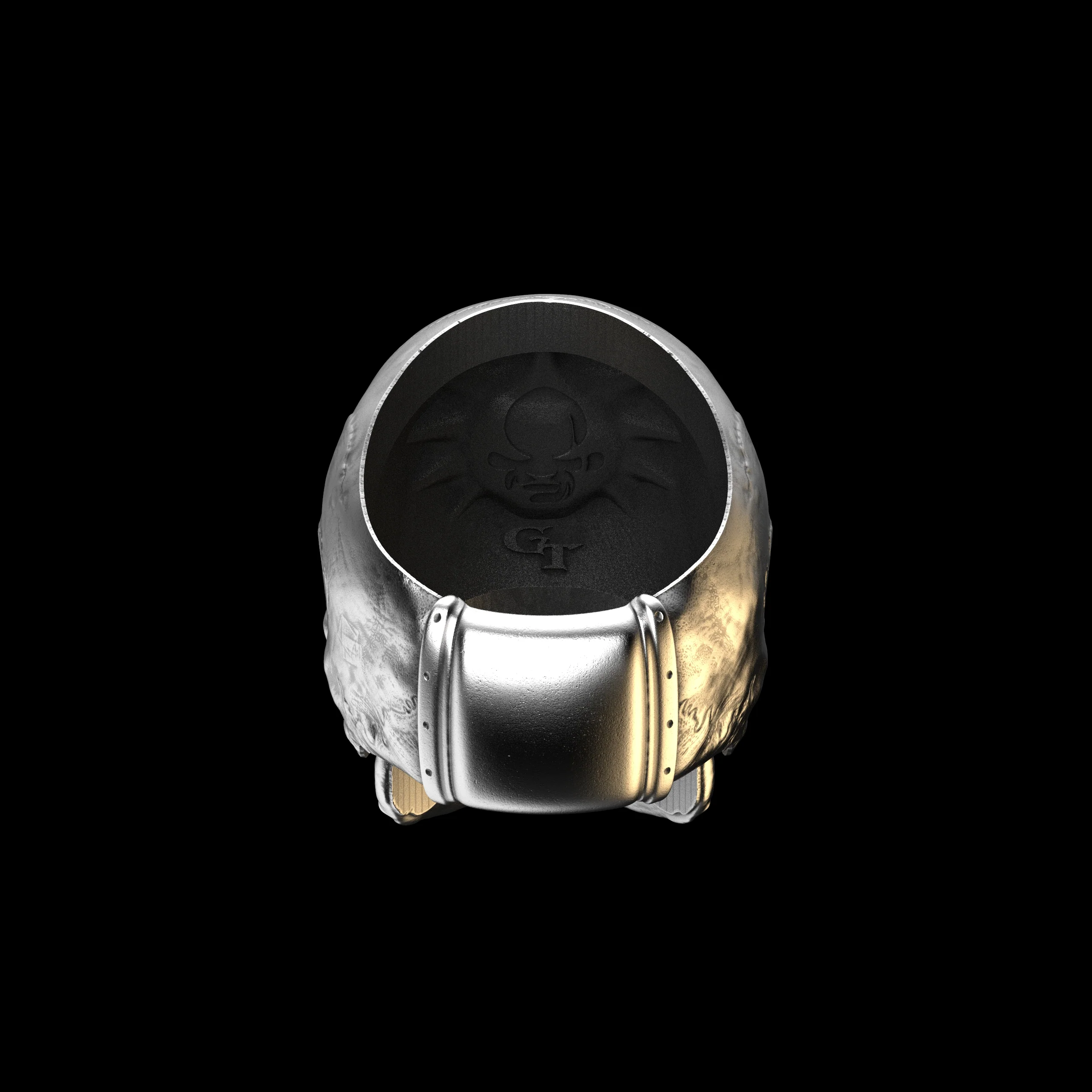 Anatomical Skull Ring Full Jaw (SIA) Sterling - Image 4