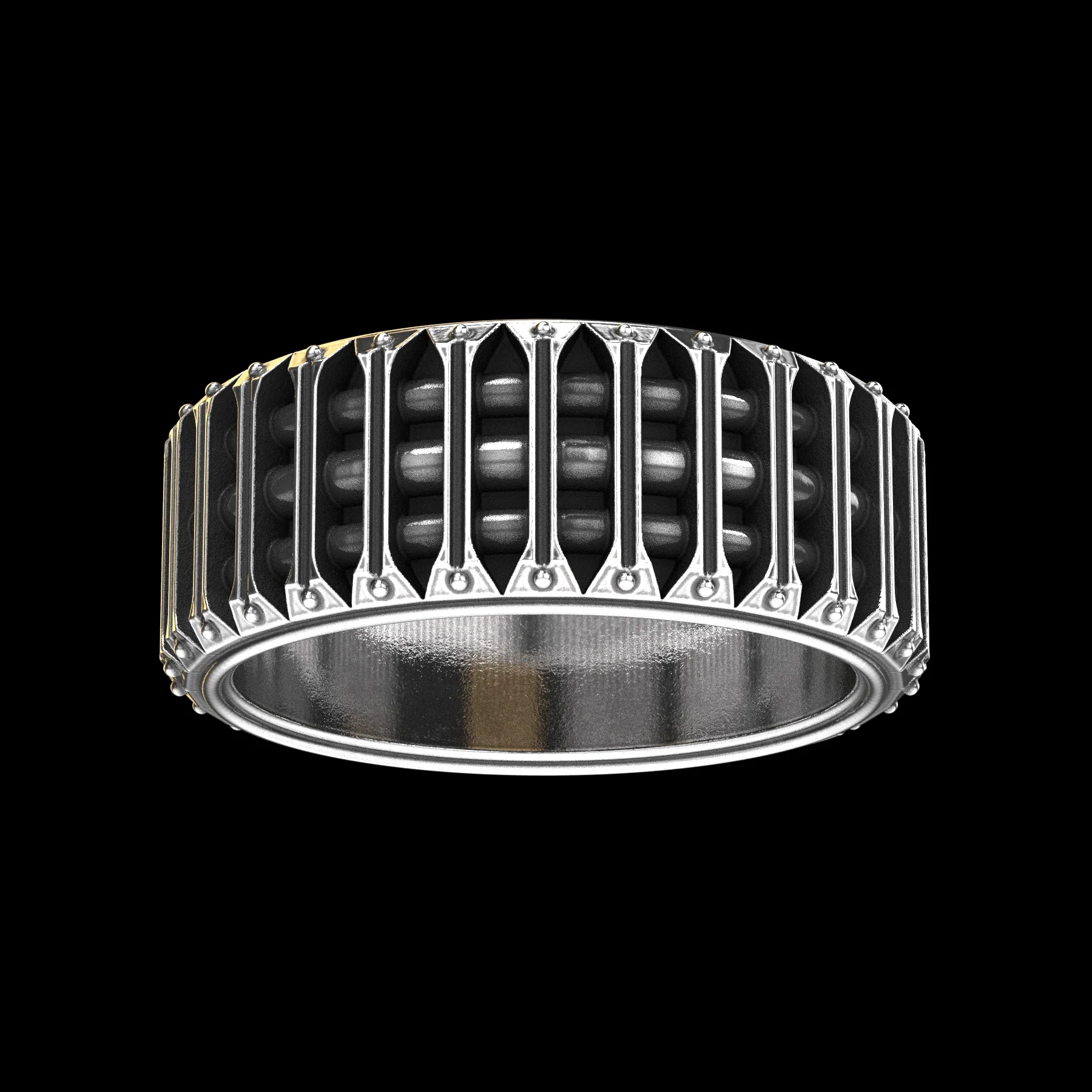 Bracketed Band Sterling Silver - Image 3