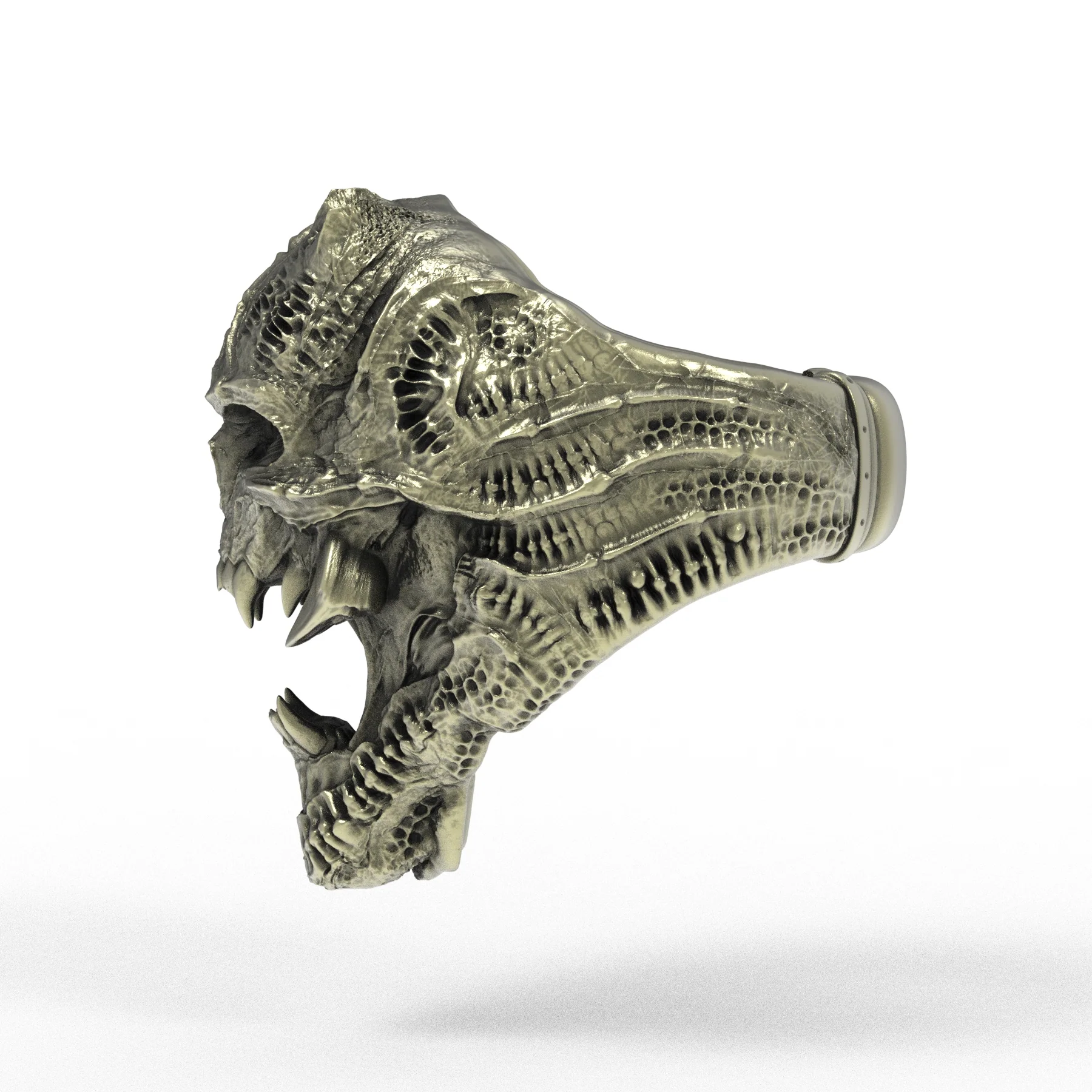 Brass Banshee Omen Ring - Image 5