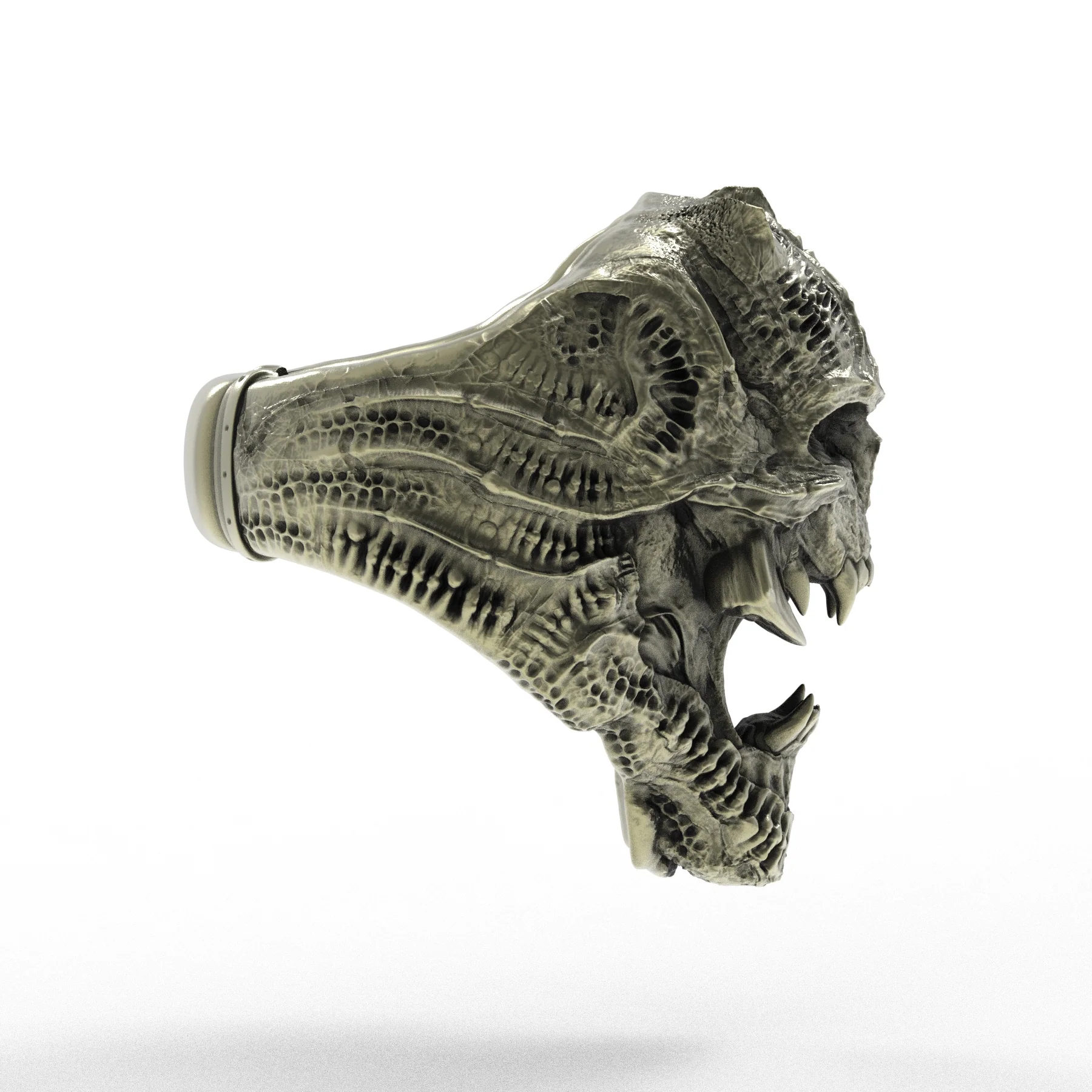 Brass Banshee Omen Ring - Image 6