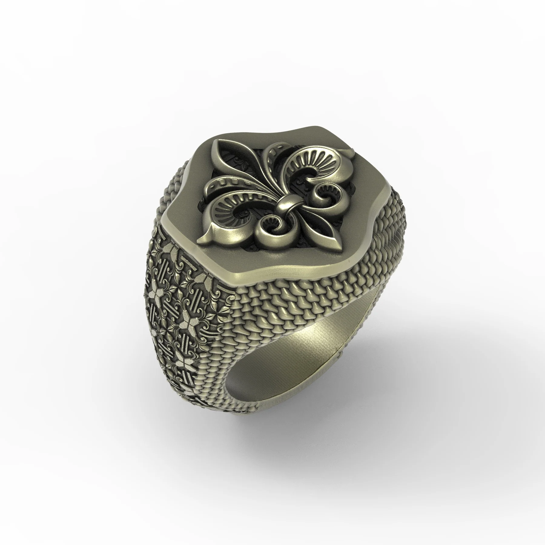Brass Fleur De Lis - Image 2