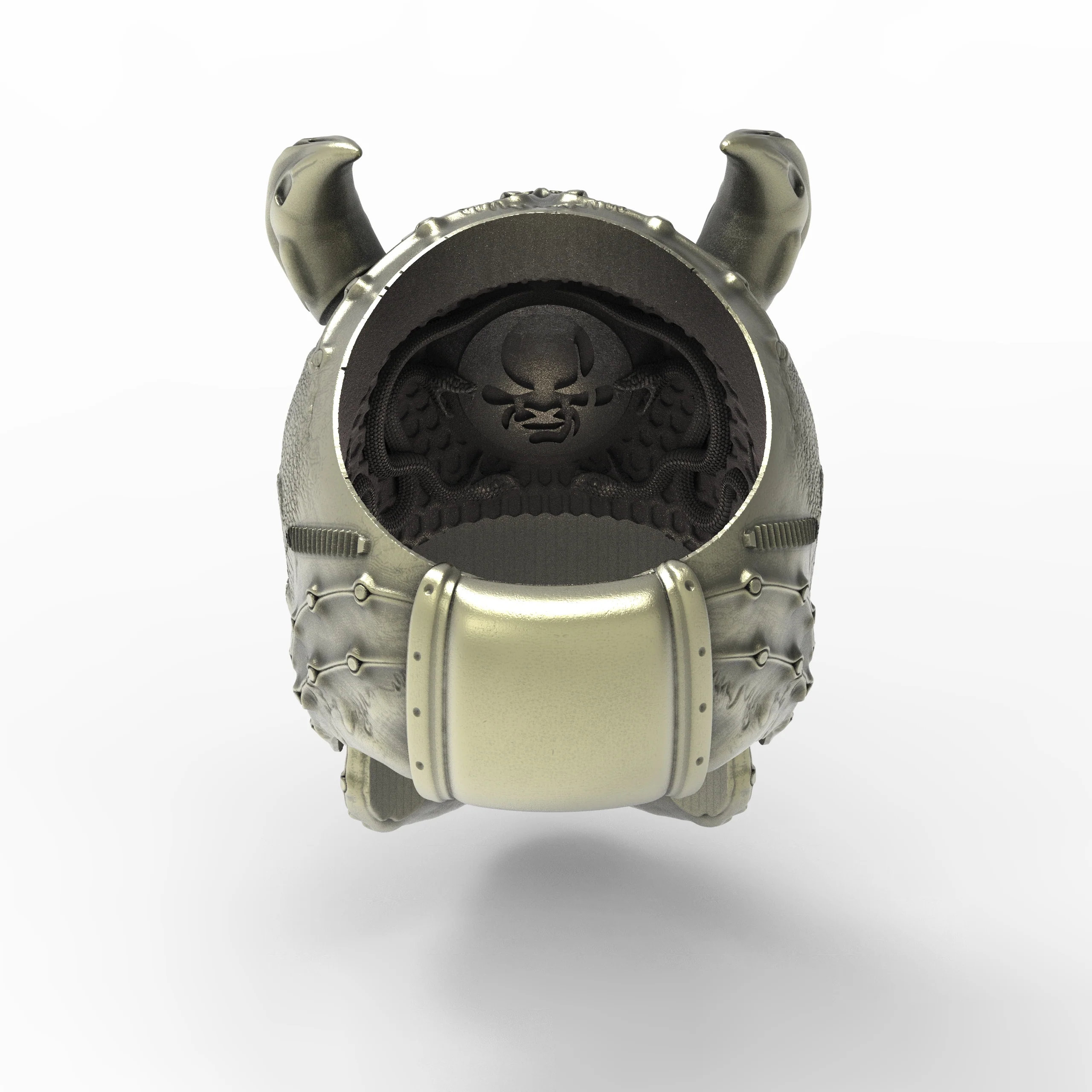 Brass Techskull.3 Ring - Image 4