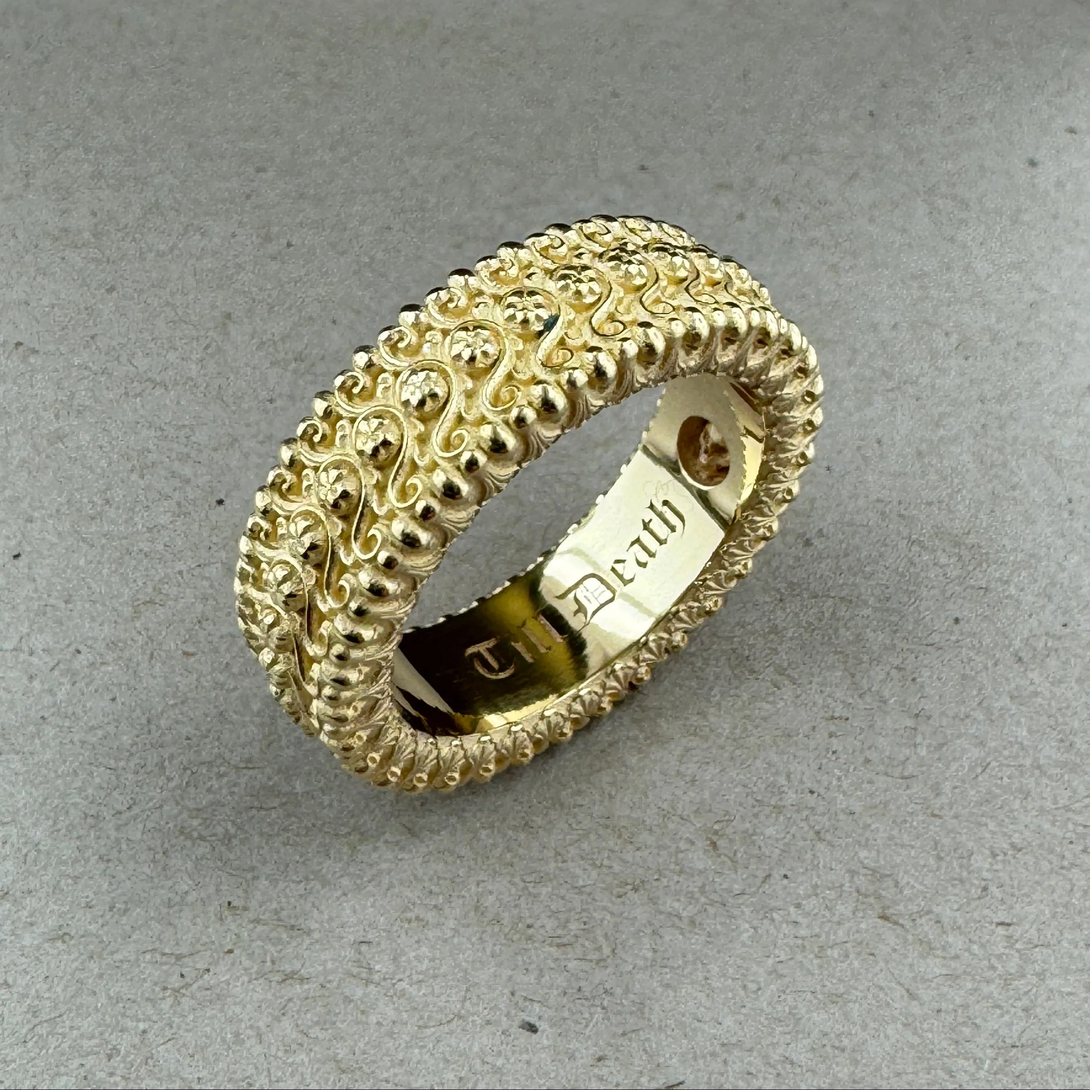 Gold Till Death Band - Image 3