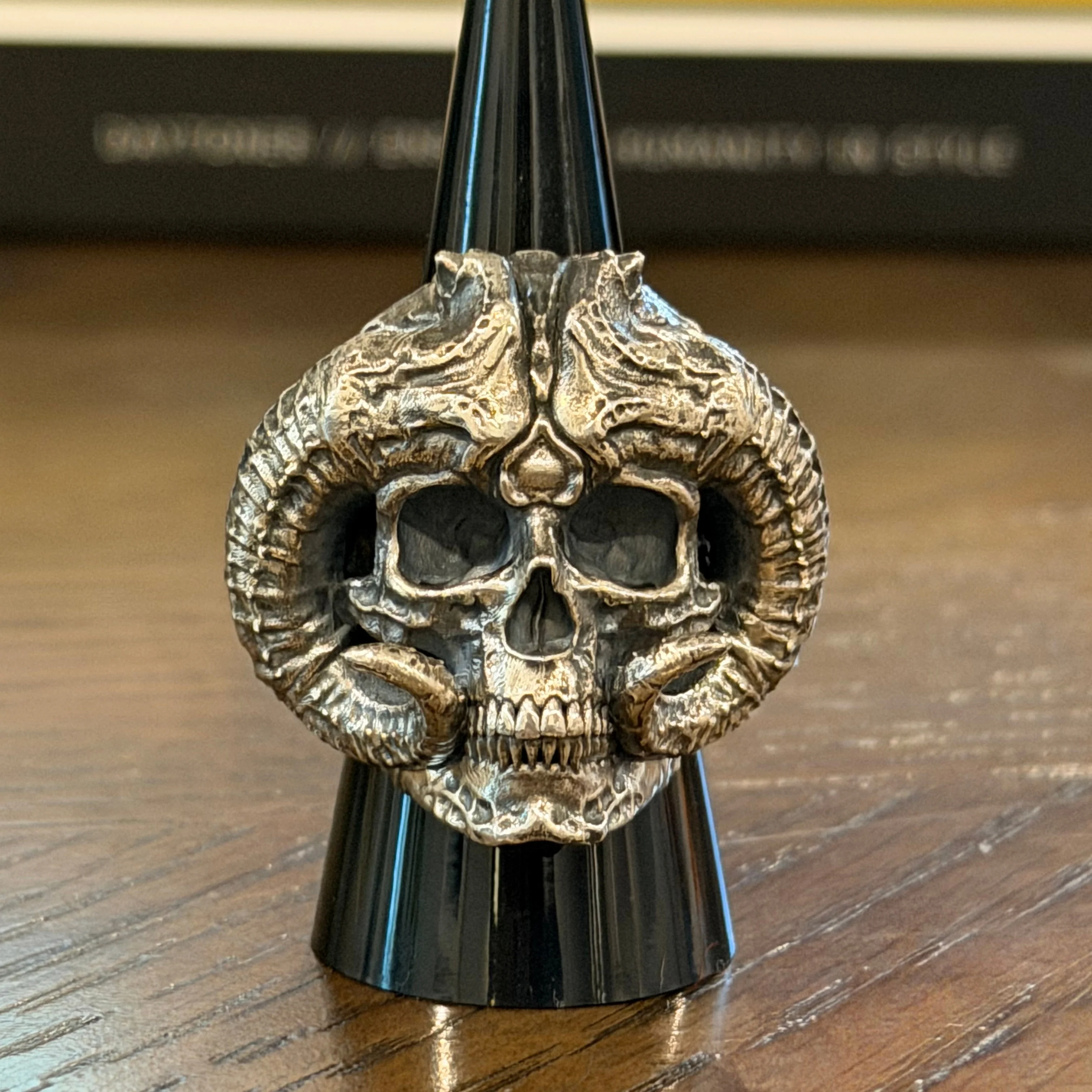 Size 8.5 Horned Demon On Hand - Image 3