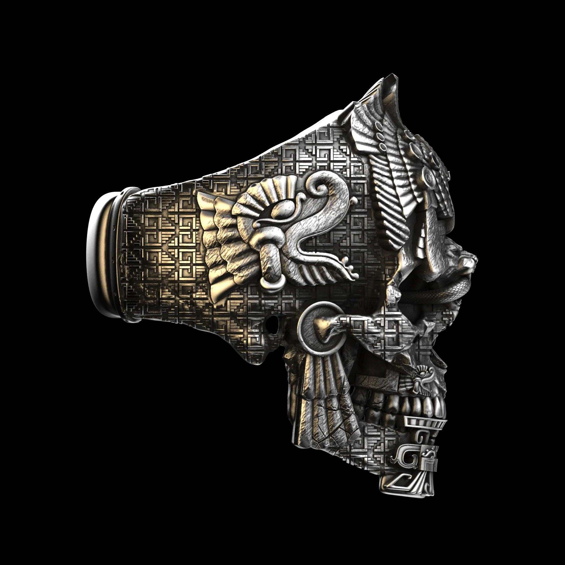 Meso Skull Sterling Silver - Image 5