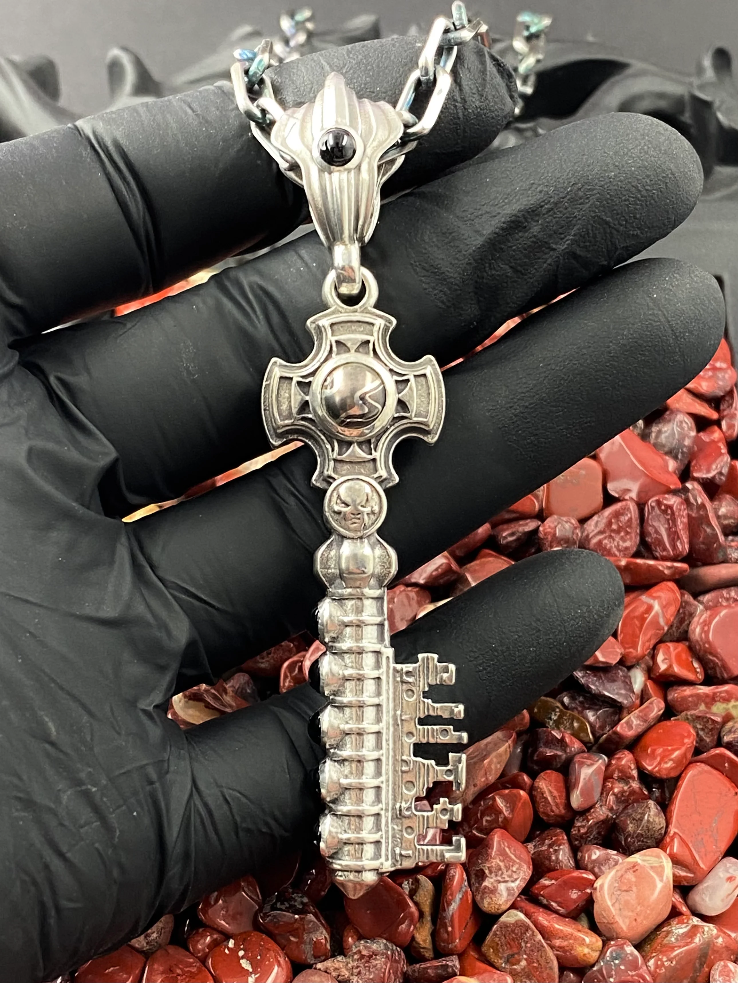 Philosophers Key Sterling Pendant - Image 3