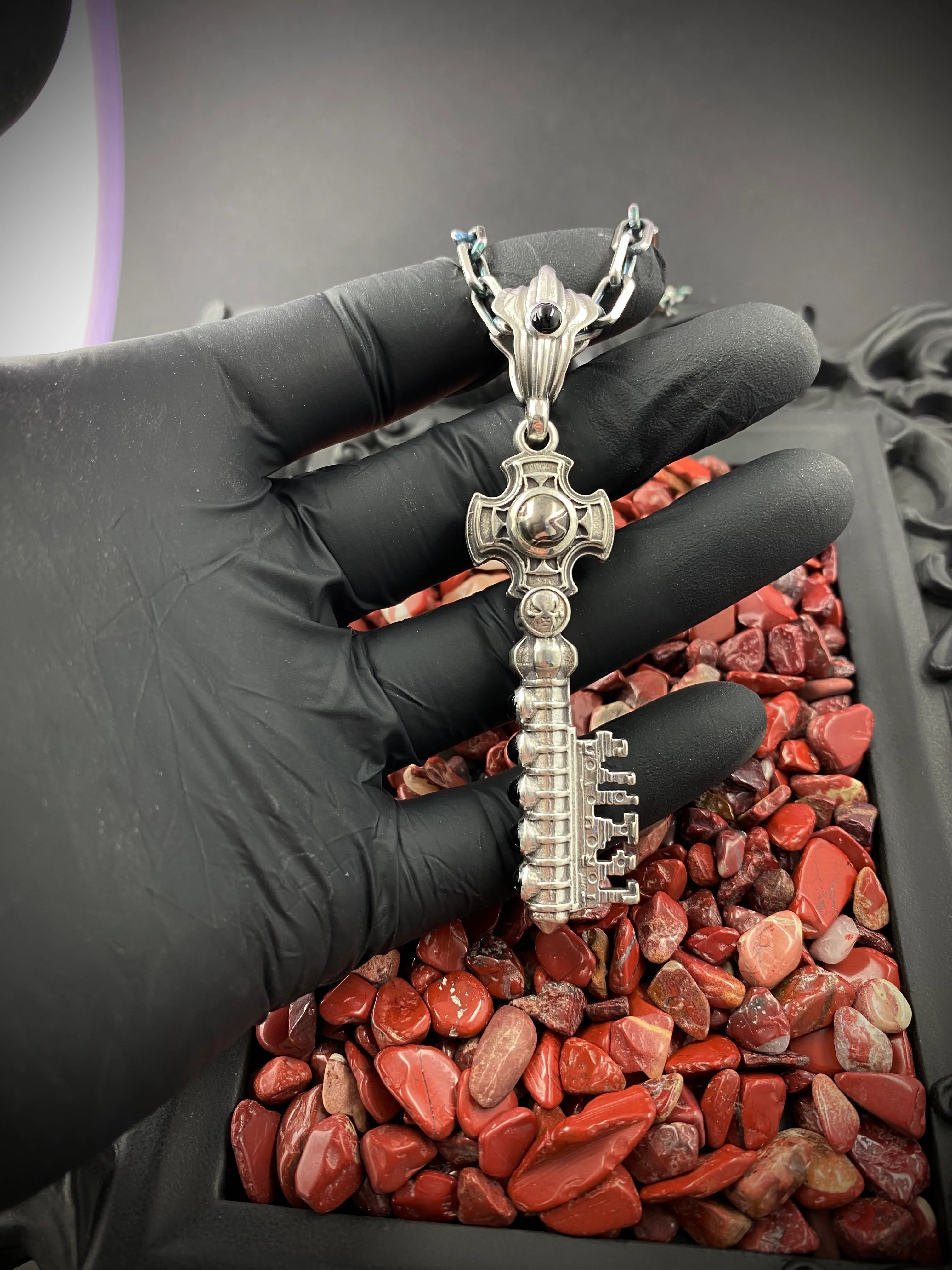 Philosophers Key Sterling Pendant - Image 4