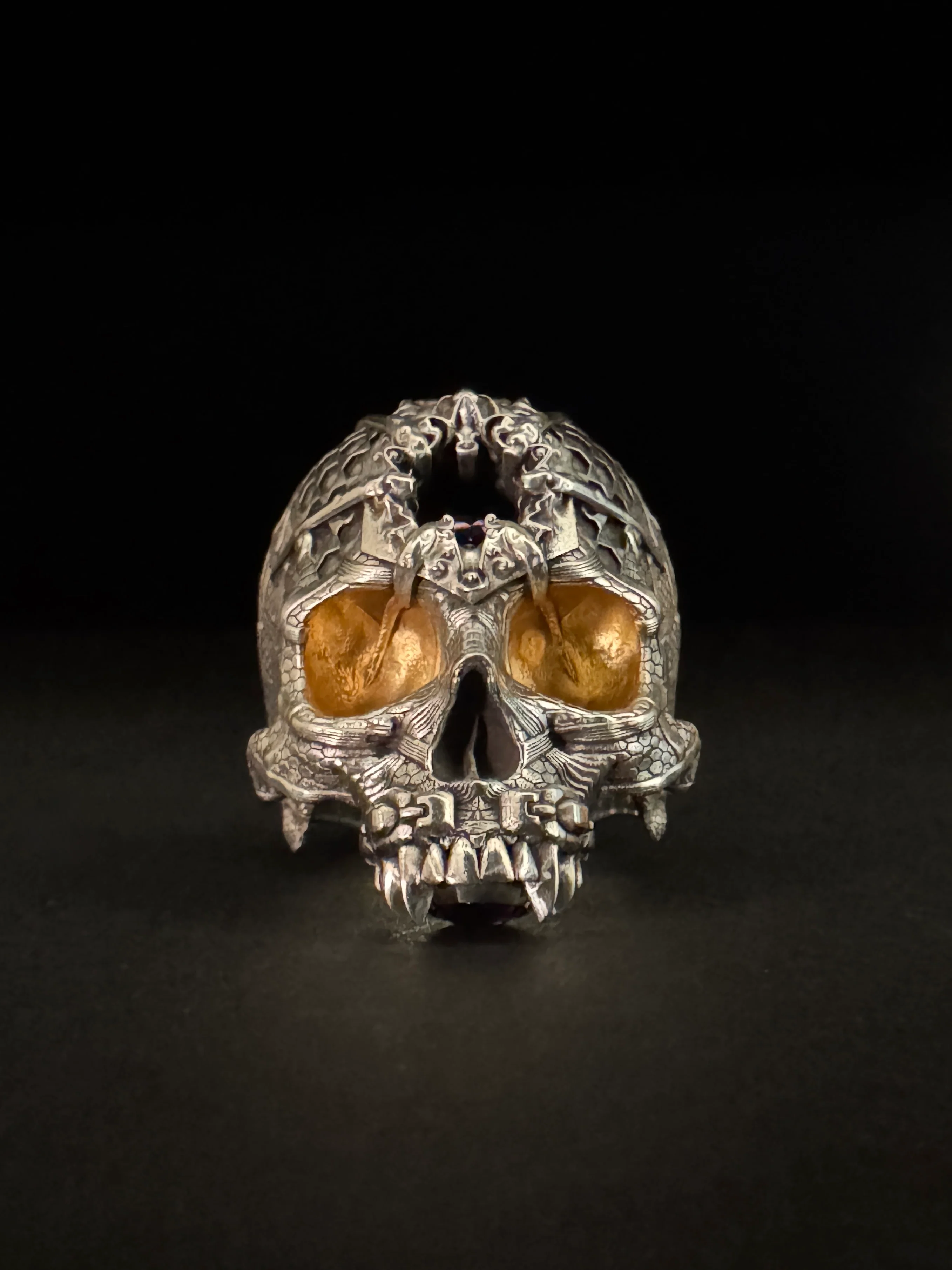 PsychedeliTech.4 Skull Ring - Image 3