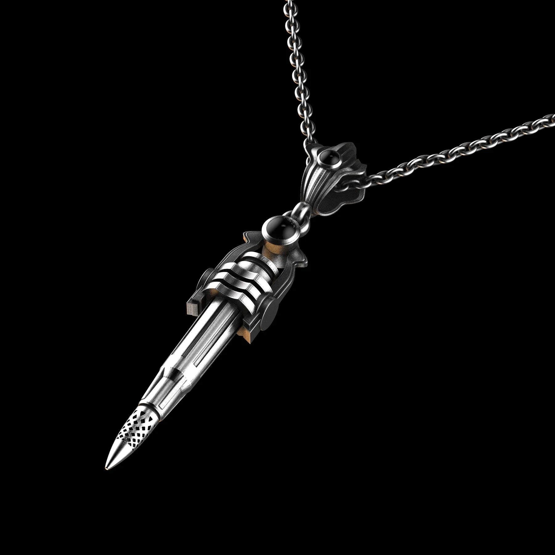 5.56 Silver Bullet Pendant - Image 3