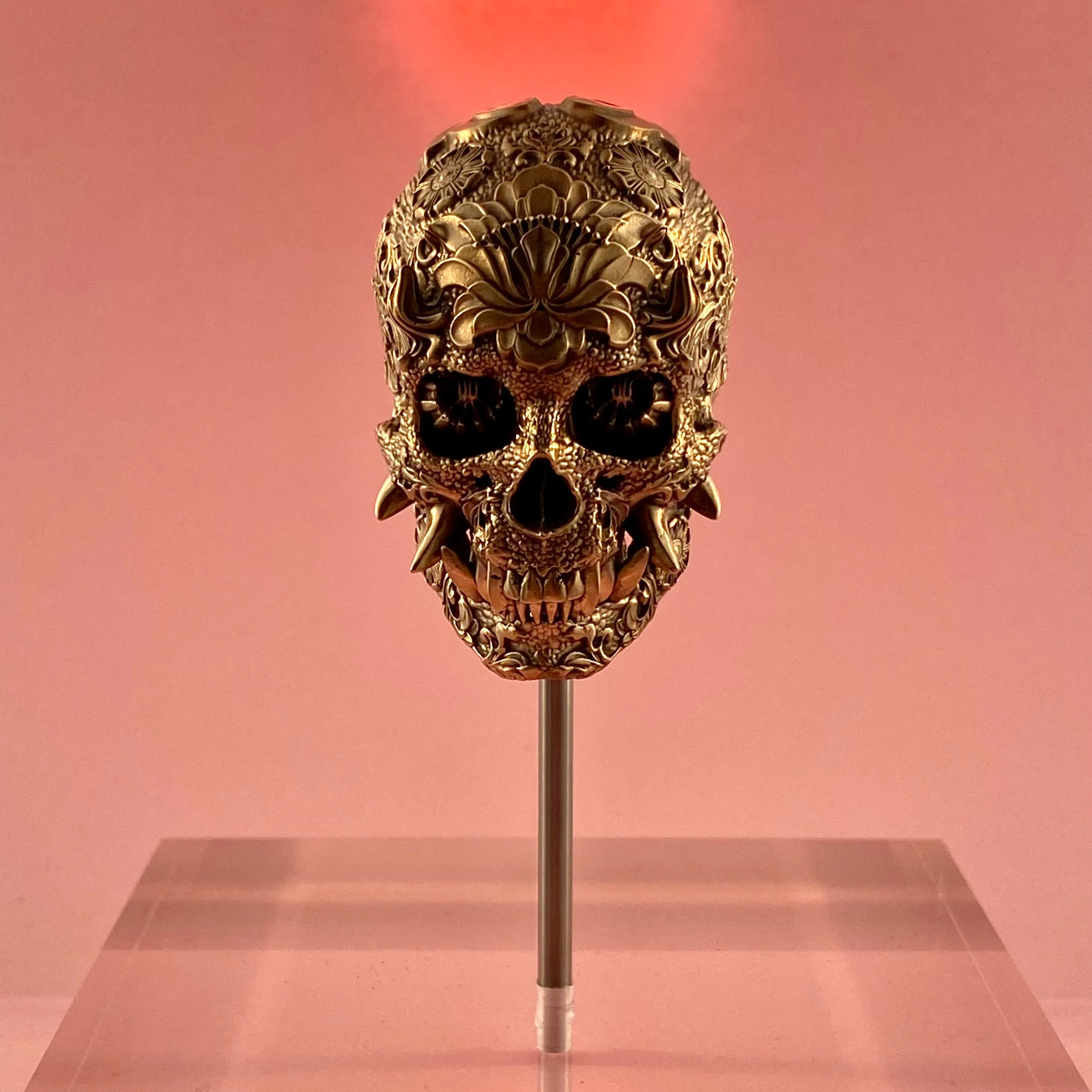 Small Brass Oni Sculpture - Image 3