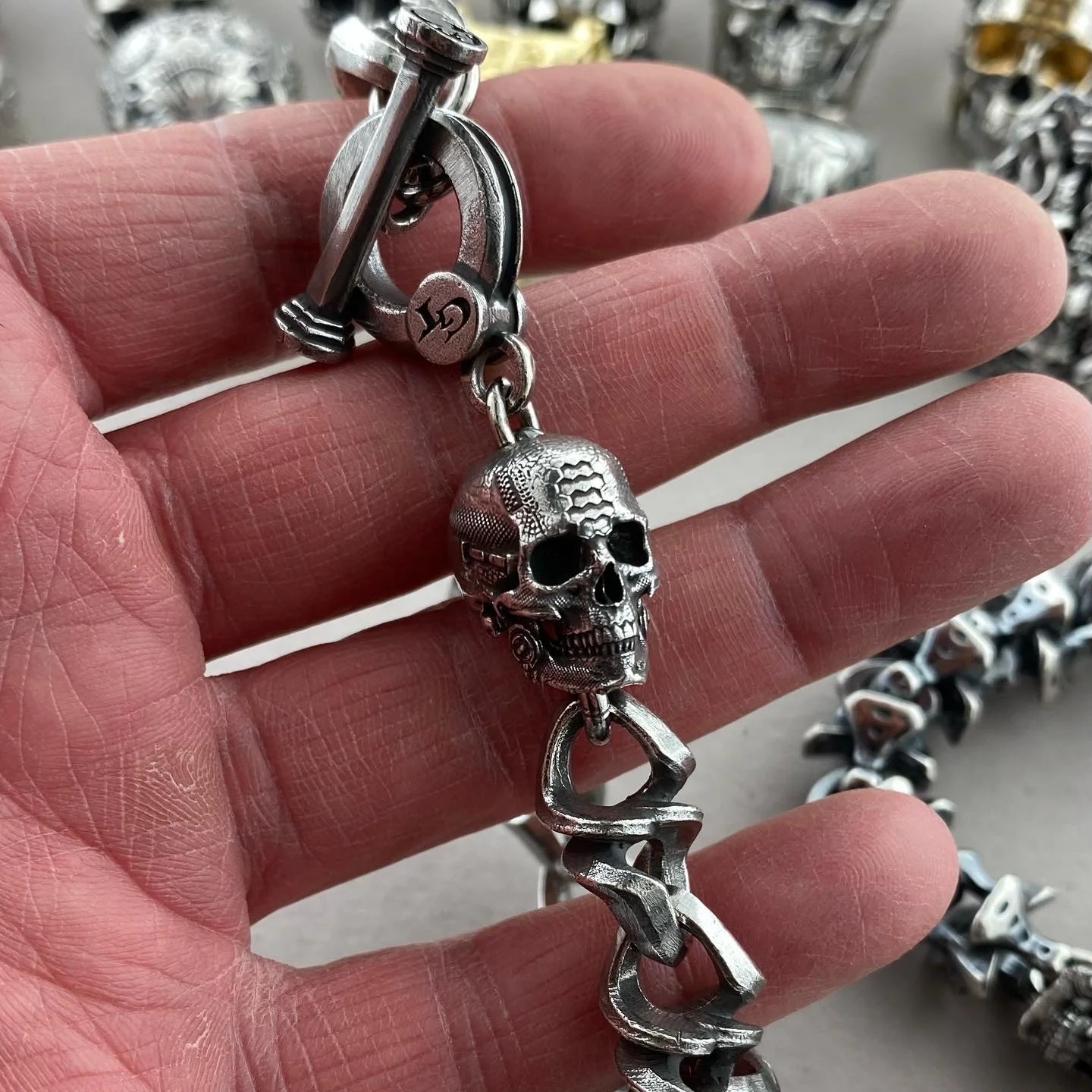 Spiral Link Chain & Bracelet Sterling - Image 3