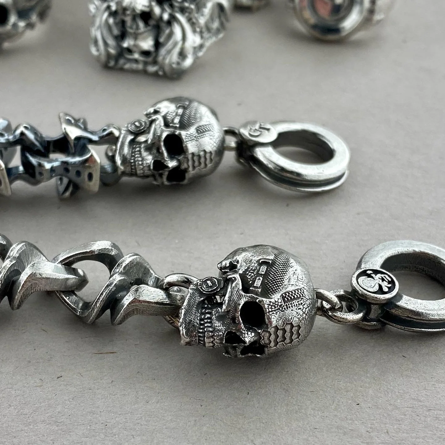 Spiral Link Chain & Bracelet Sterling - Image 4