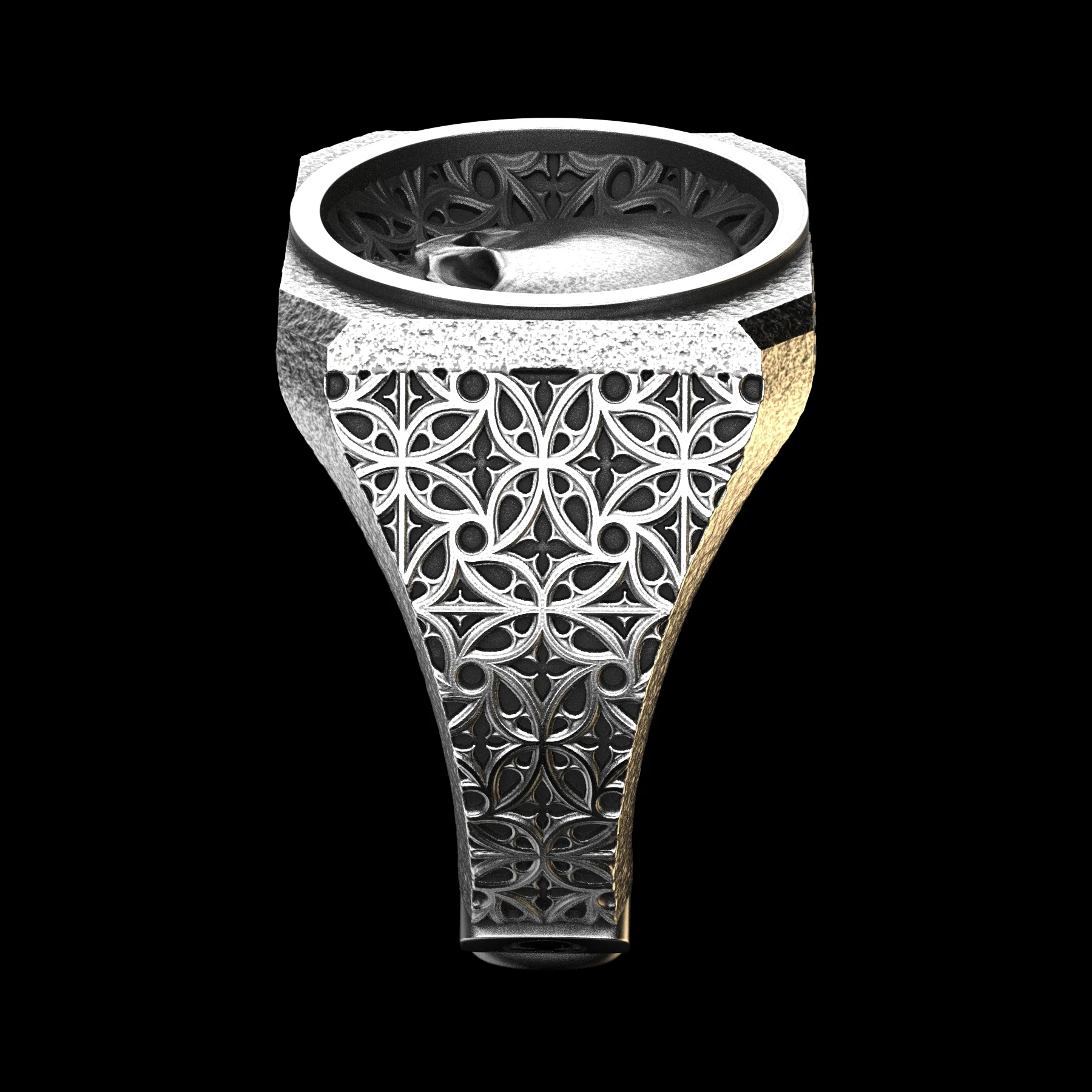 Stoic Signet Sterling Silver On Hand - Image 3