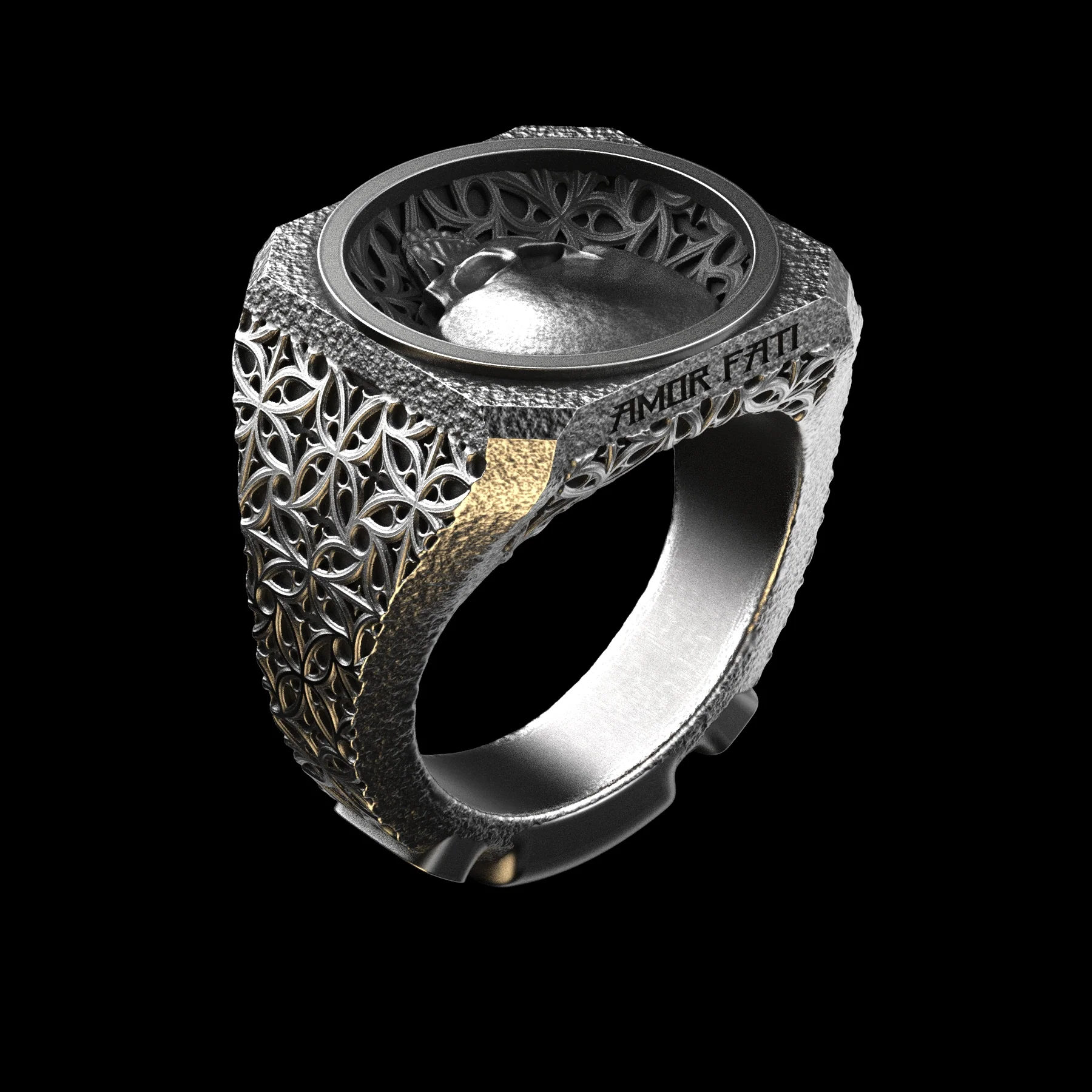 Stoic Signet Sterling Silver On Hand - Image 4