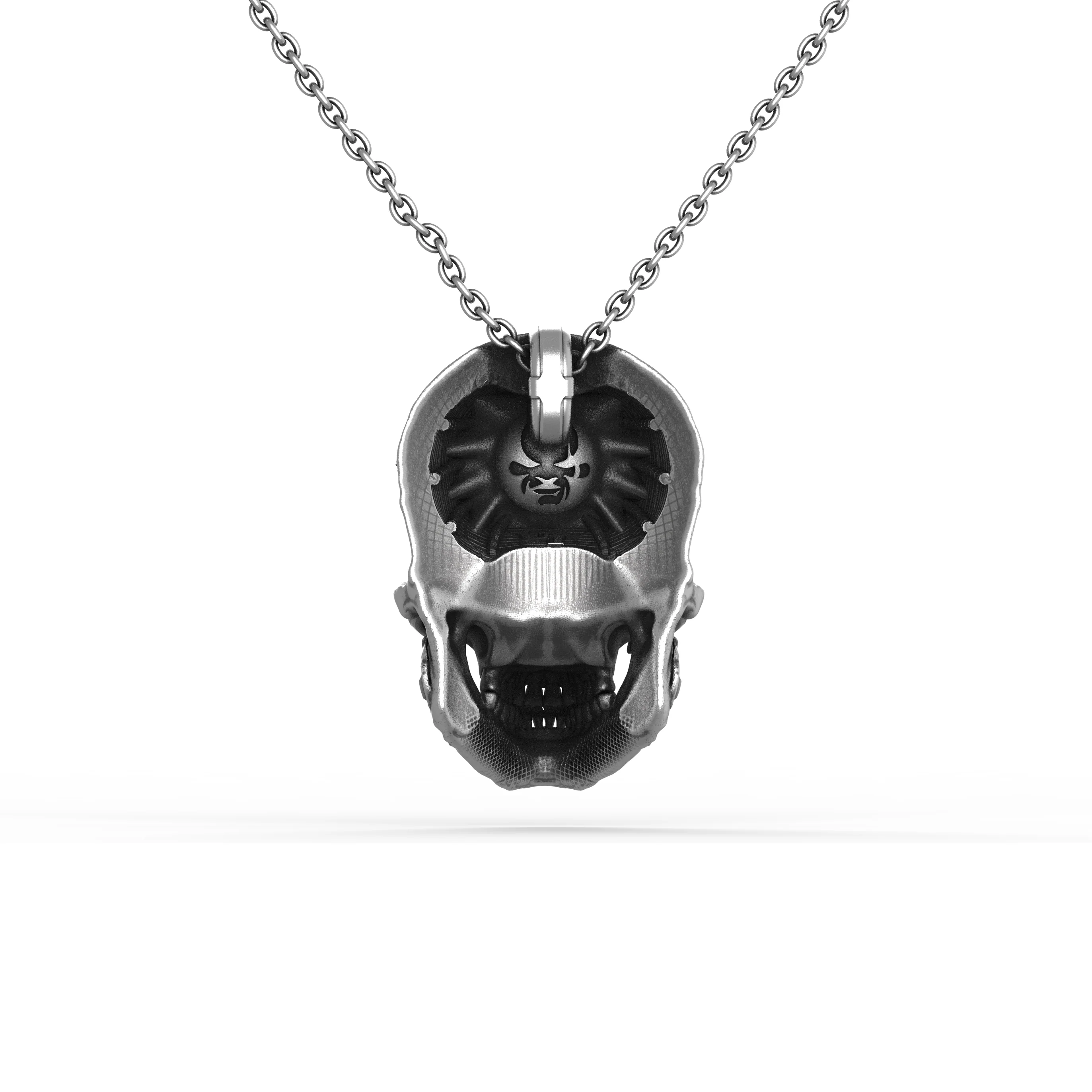 TechSkull.1 Sterling Pendant - Image 4