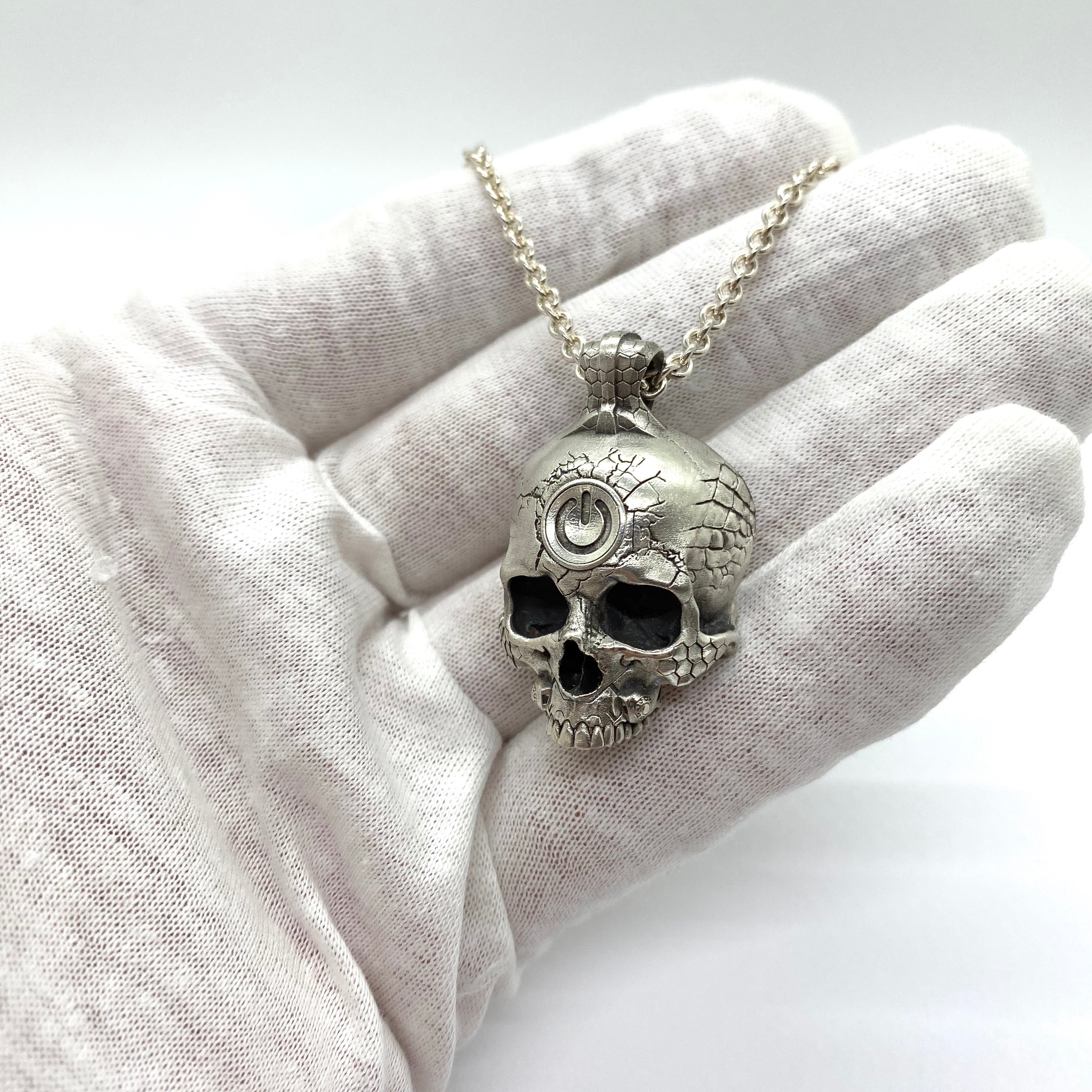 TechSkull.2 Sterling Pendant - Image 5