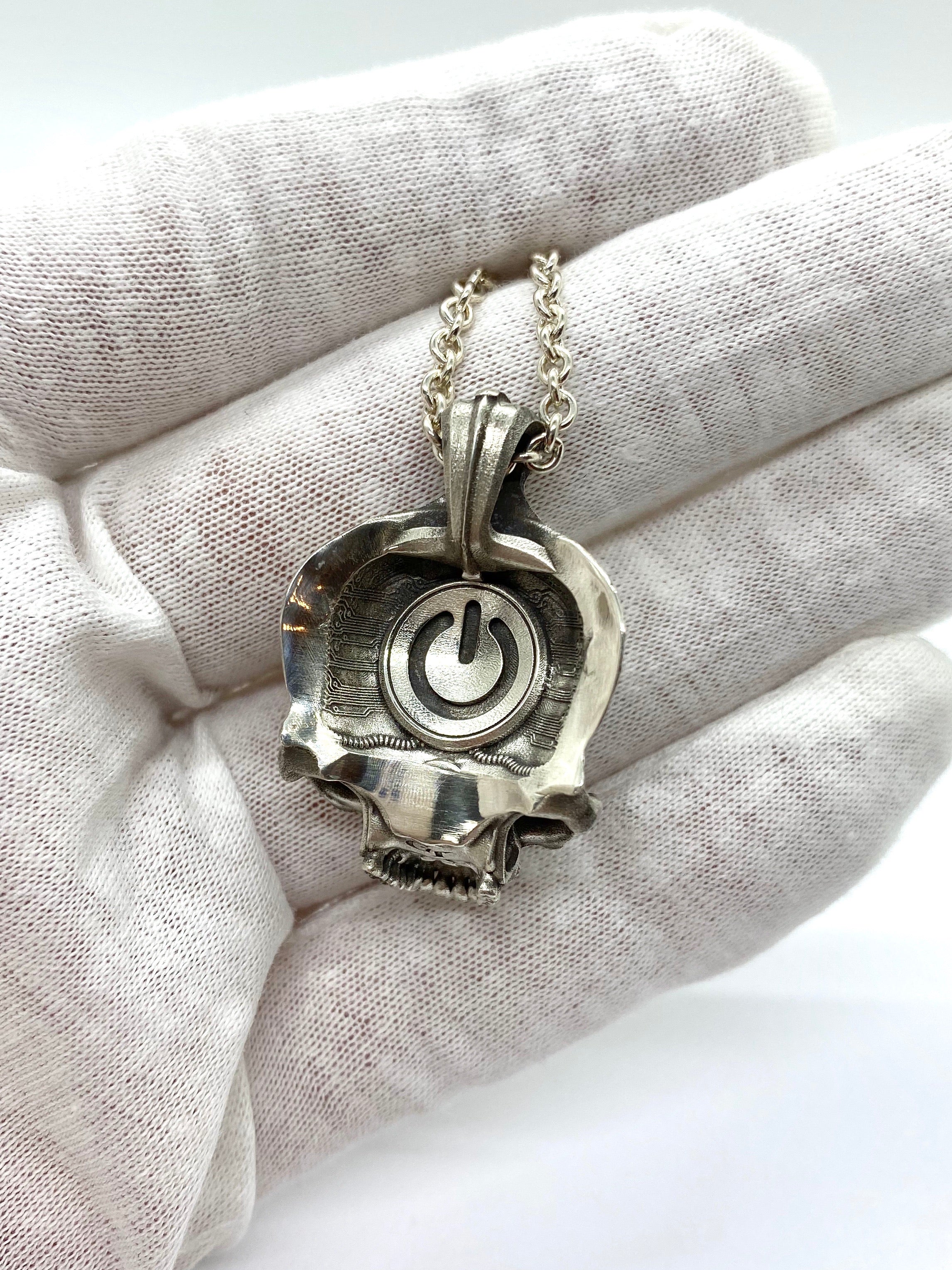 TechSkull.2 Sterling Pendant - Image 6