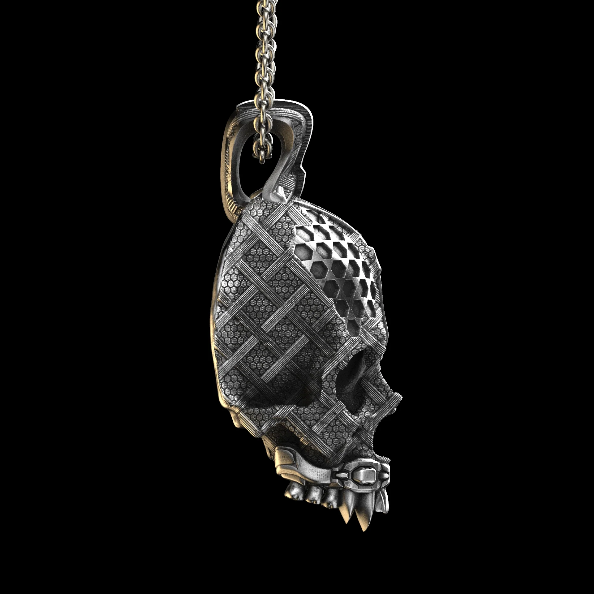 TechSkull.4 Sterling Pendant - Image 3