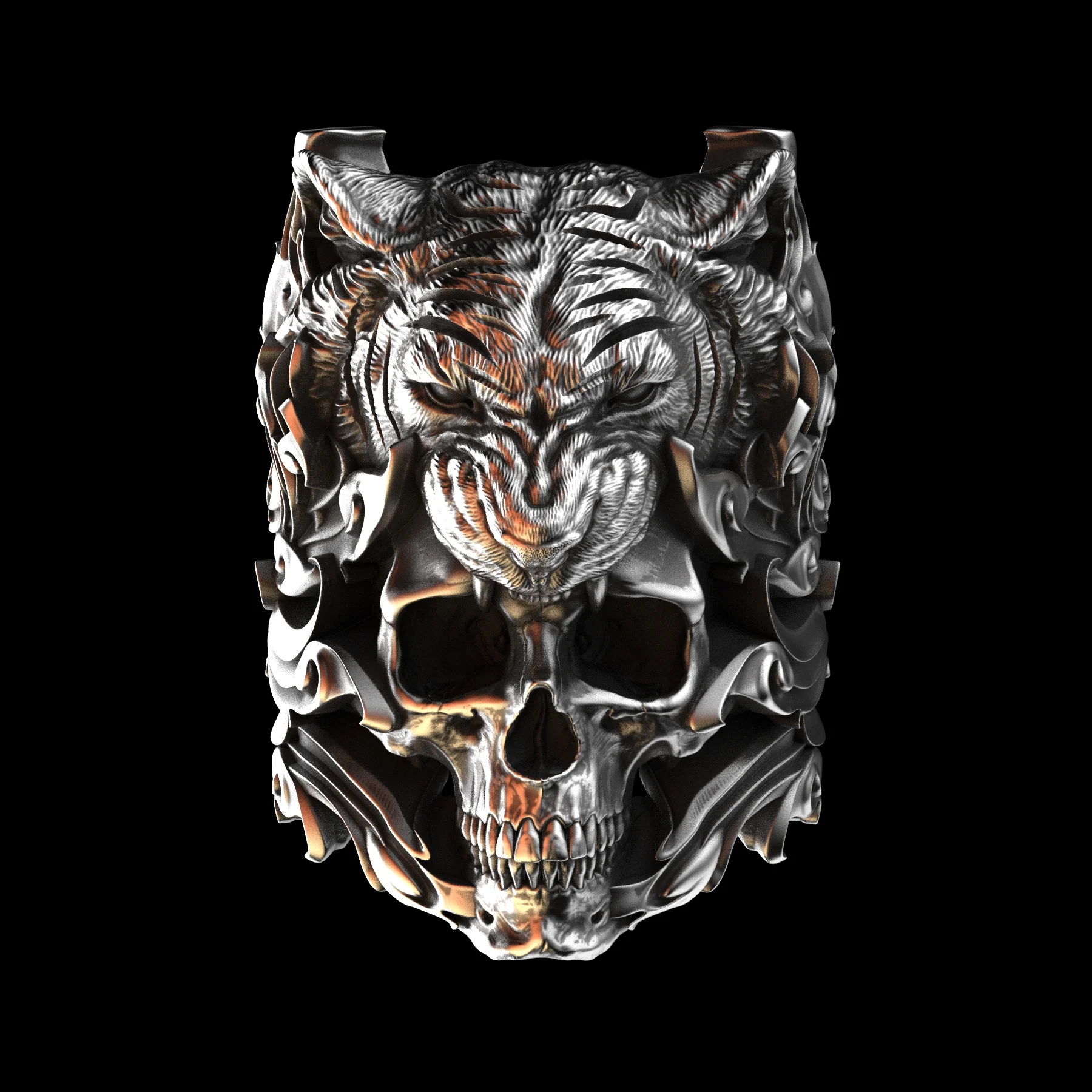 Tiger Skull Sterling Silver - Image 7