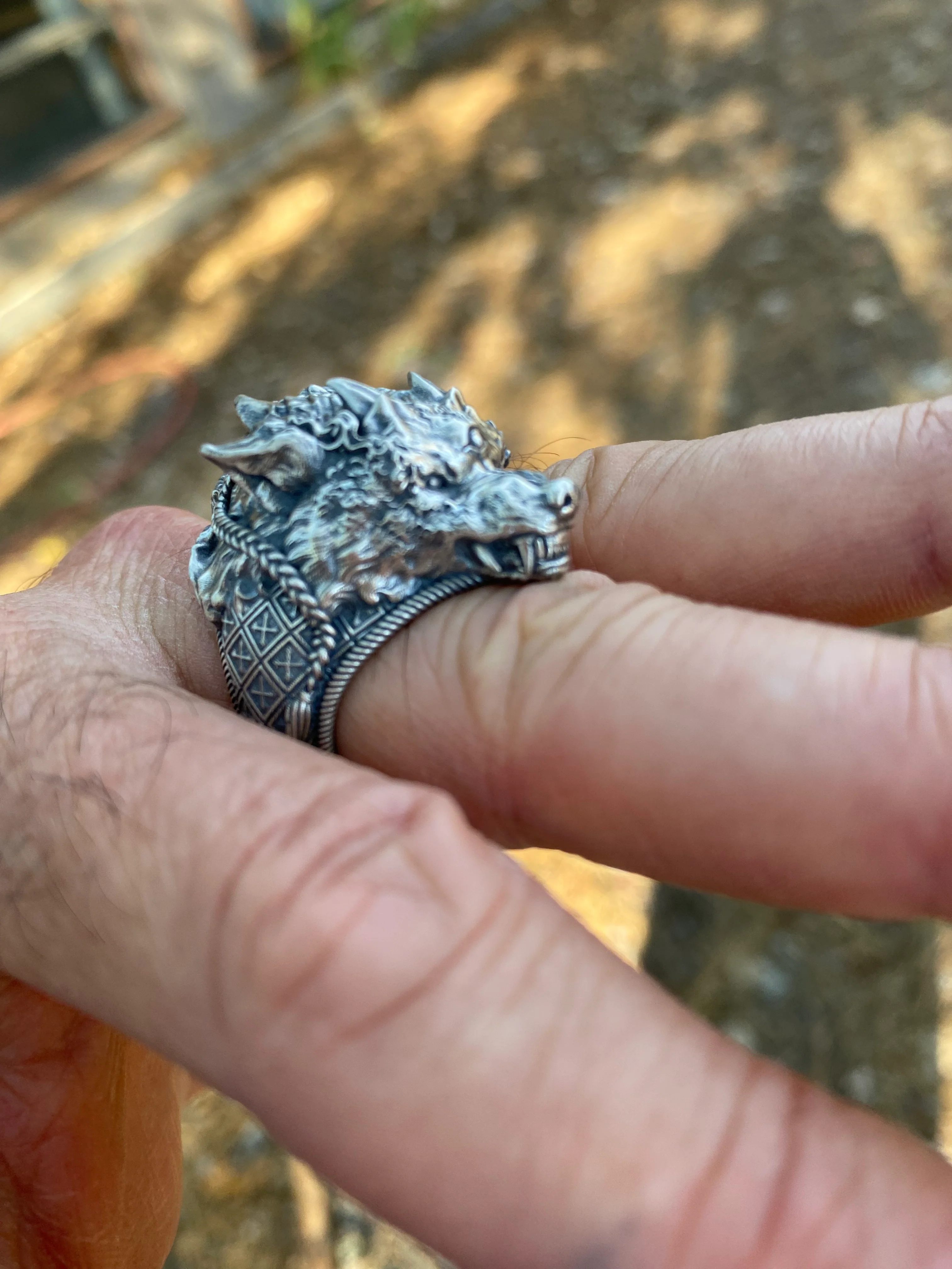 Wolf Shaman Mega Sterling Silver - Image 13