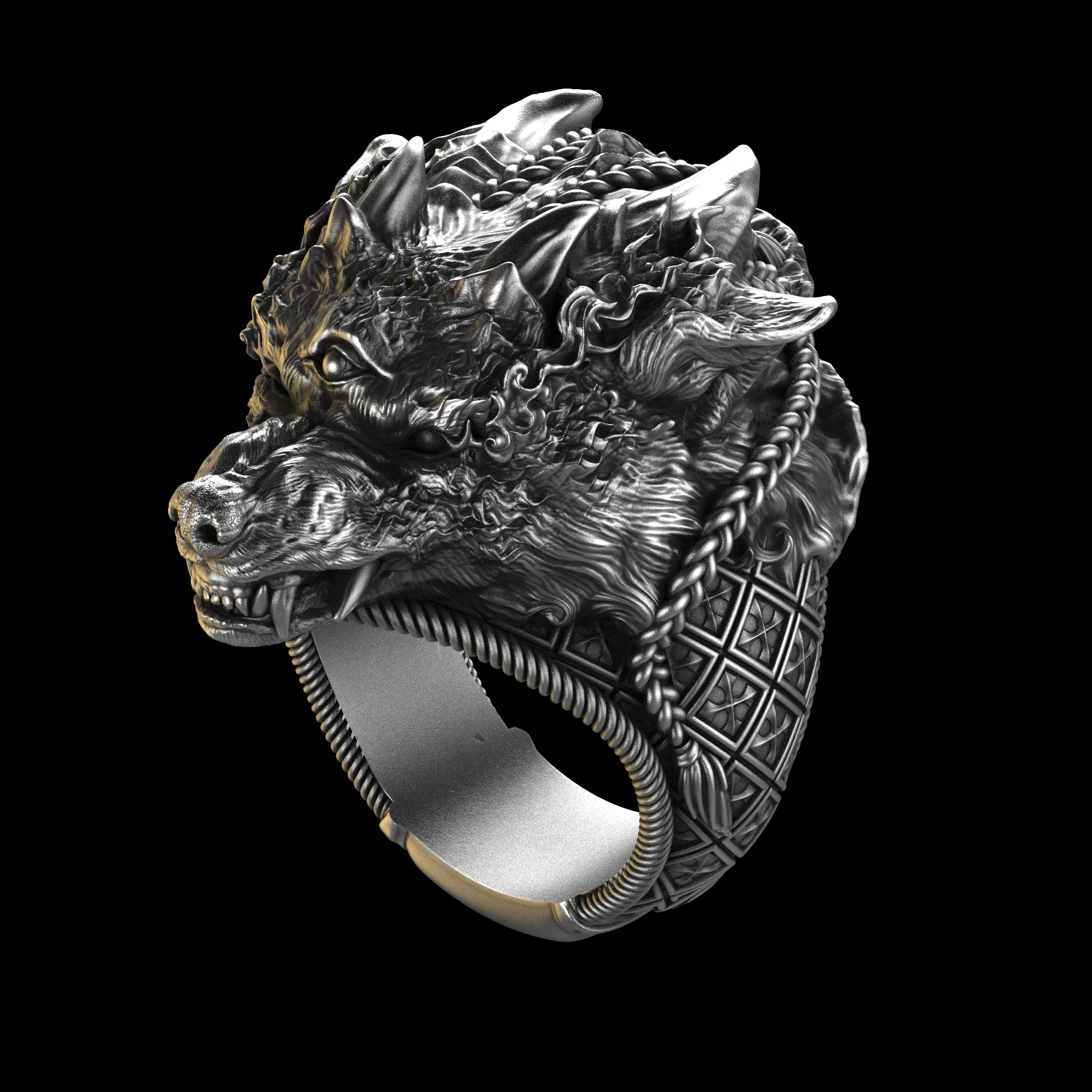Wolf Shaman Mega Sterling Silver - Image 5