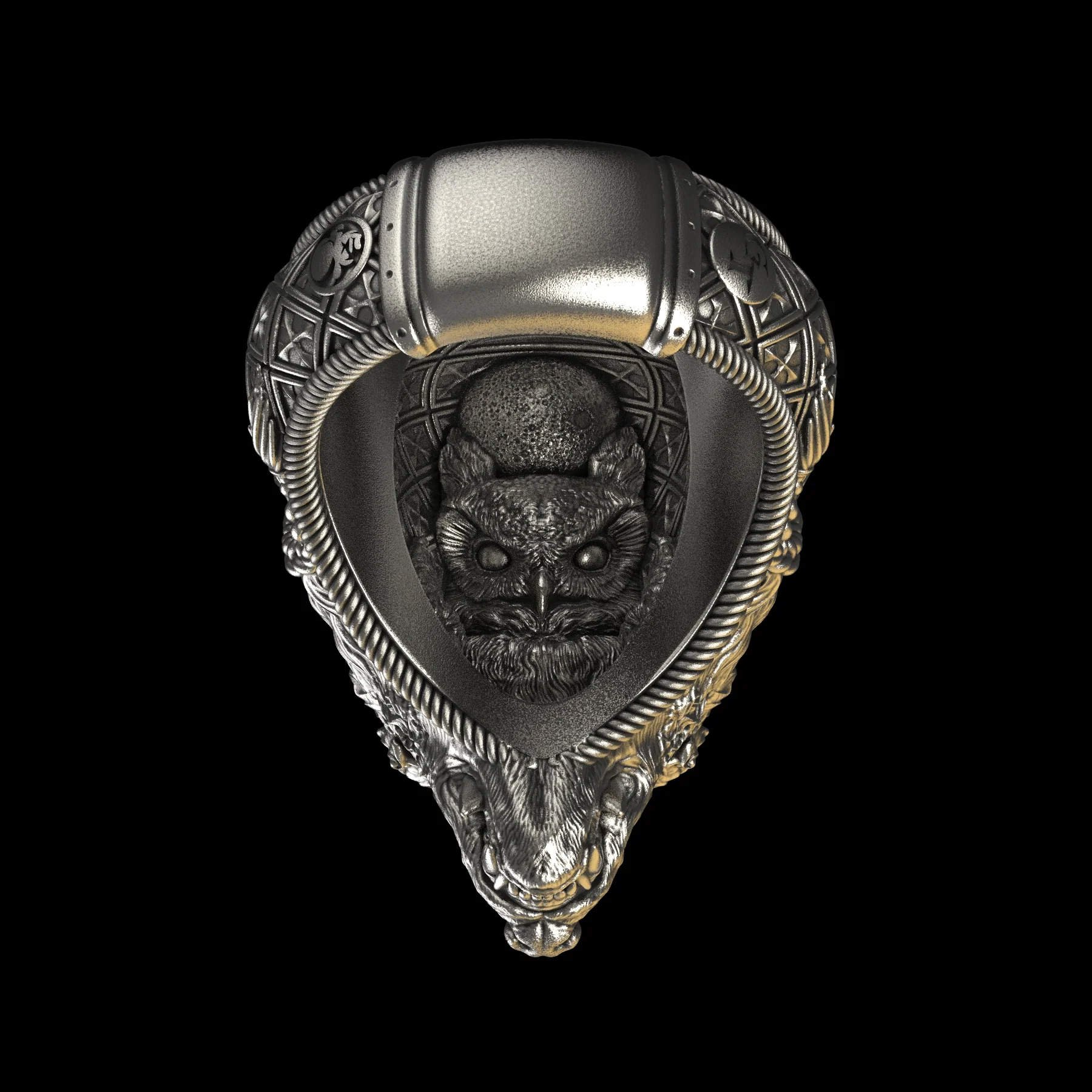 Wolf Shaman Mega Sterling Silver - Image 7