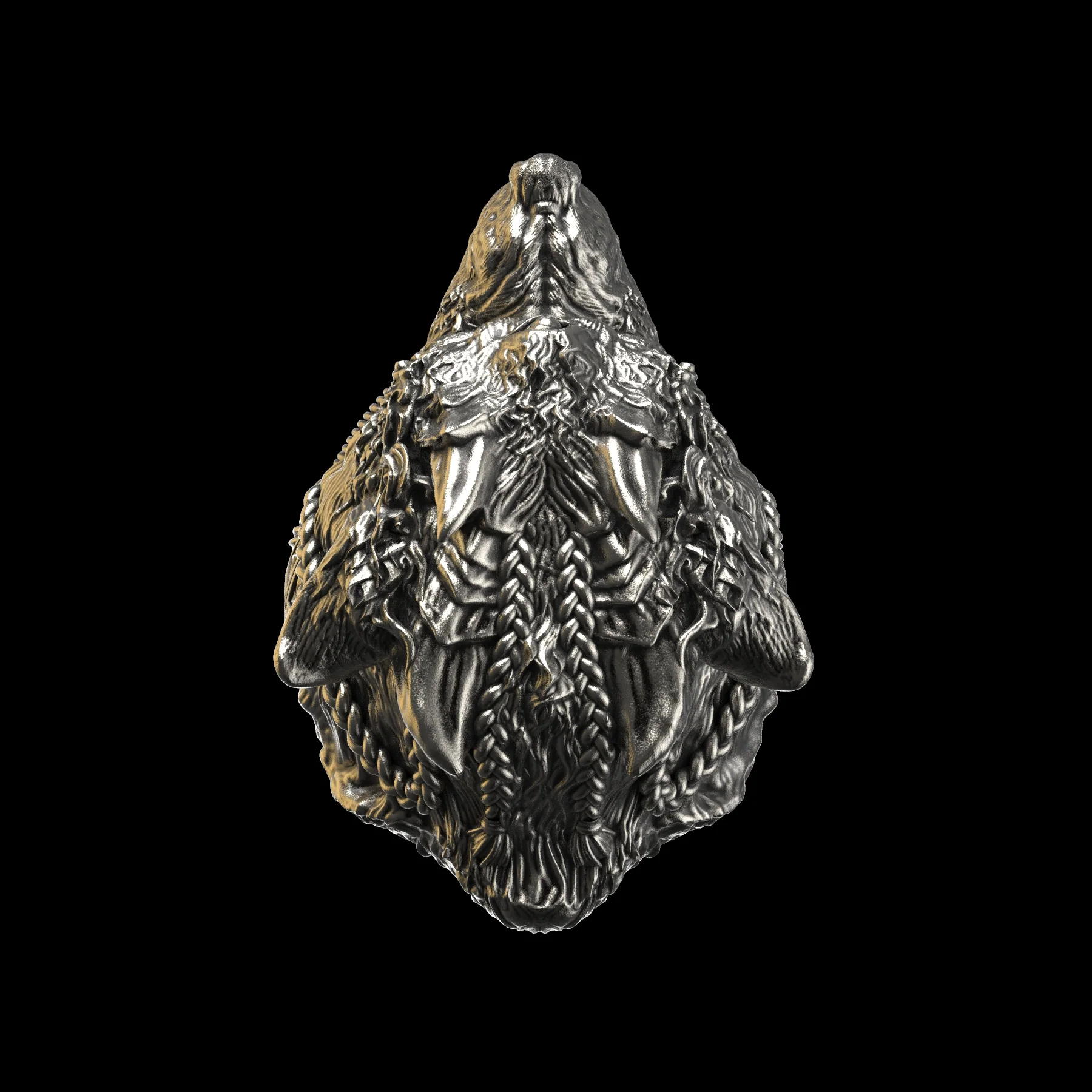 Wolf Shaman Mega Sterling Silver - Image 8